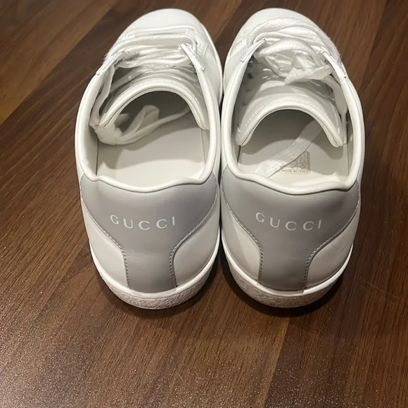 Gucci Ace Sneakers - White/Silver - Picture 2 of 8